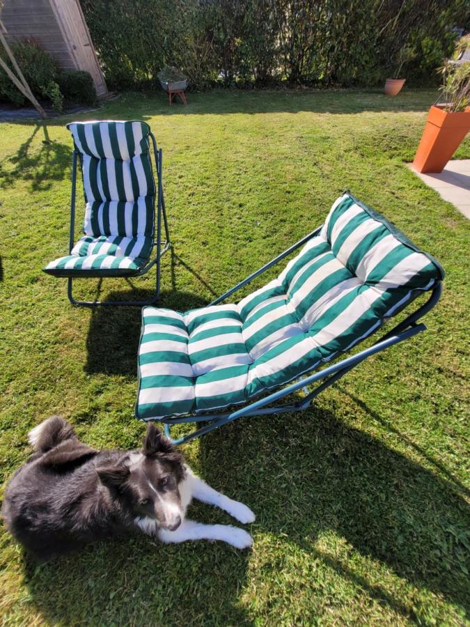 Sweet Omaha Belle Maison Recente Lumineuse Et Cosy Bien Equipee Jardin Clos 15 Mn A Pied Plage Omaha Beach Et Proche De Bayeux & Port En Bessin Saint-Laurent-sur-Mer Exterior foto