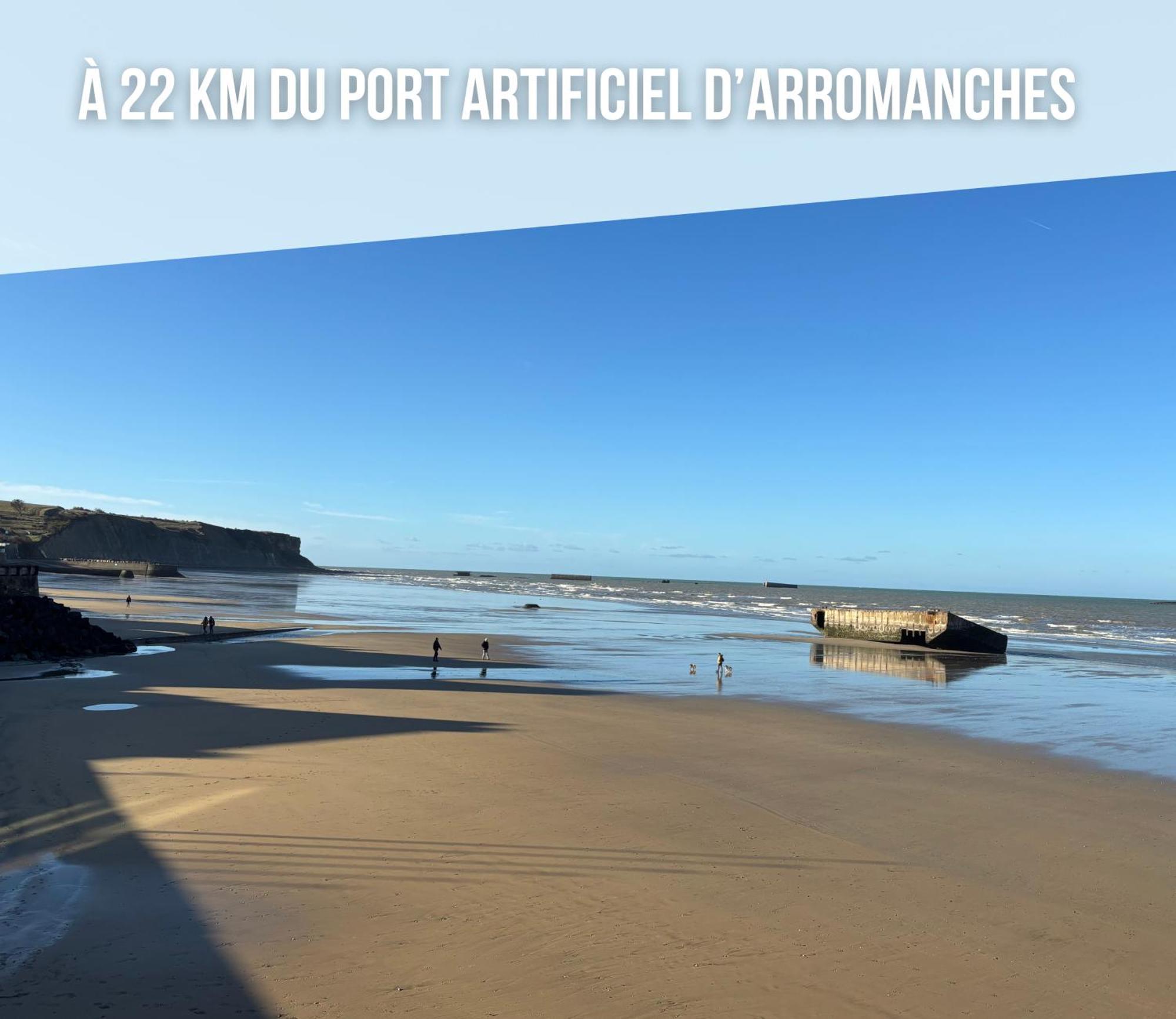 Sweet Omaha Belle Maison Recente Lumineuse Et Cosy Bien Equipee Jardin Clos 15 Mn A Pied Plage Omaha Beach Et Proche De Bayeux & Port En Bessin Saint-Laurent-sur-Mer Exterior foto